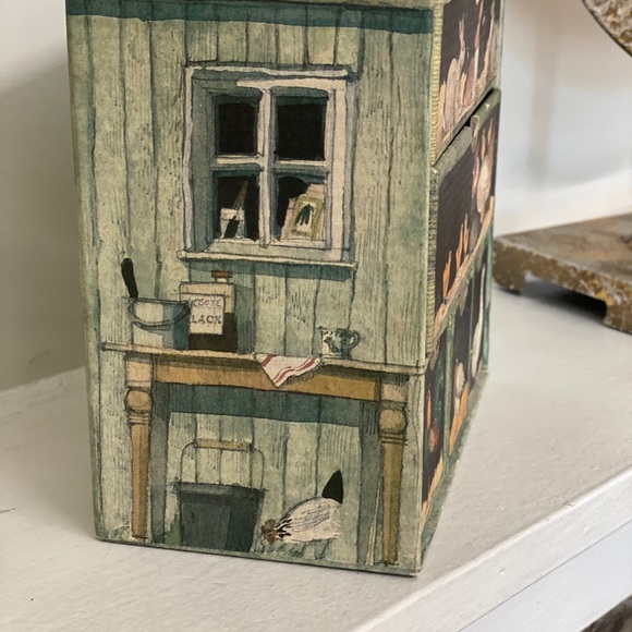 6 pc Rice and paper box made in england - Picture 5 of 8